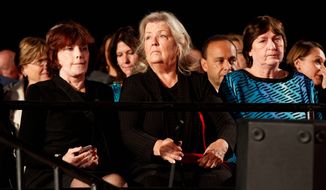 &quot;The reason I was upset is because I had so much proof that it happened,&quot; said Juanita Broaddrick, center. &quot;And in this situation there isn&#39;t any,&quot; Ms. Broaddrick said of Christine Blasey Ford&#39;s testimony. (Associated Press)