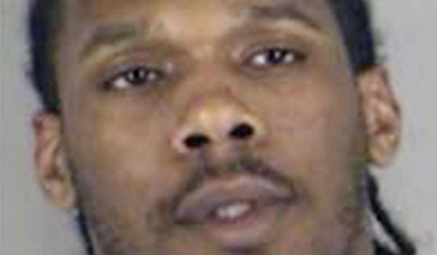 This 2014 photo from a previous arrest provided by the Kansas City Police Department in Kansas City, Mo. shows Issac Fisher, who was arrested Sunday night, Oct. 7, 2018, as a suspect in a series of shootings that left several people dead and wounded in the Kansas City area. (Kansas City (Mo.) Police Department via AP)