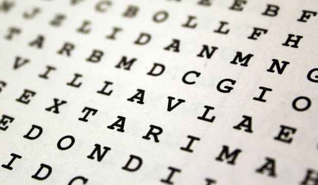 Word Search puzzle (Shutterstock)