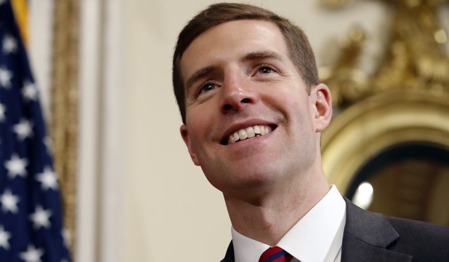 Rep. Conor Lamb, Pennsylvania Democrat, is now given the edge in his battle to win a new seat, part of the court-drawn maps the state is using in November, where he faces Rep. Keith Rothfus. It&#39;s the only race in the country to pit two incumbents against each other. (Associated Press)