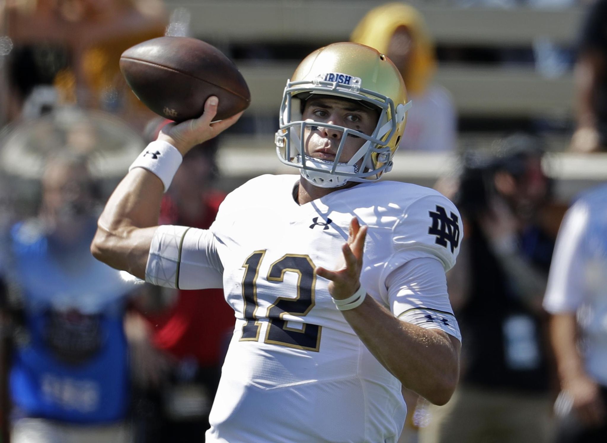 QB Ian Book starring for Irish after being lightly recruited - Washington Times
