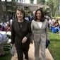 In this Aug. 22, 2017, file photo, California&#39;s Democratic U.S. Sens. Dianne Feinstein, left, and Kamala Harris walk together to speak at the 21st Annual Lake Tahoe Summit in South Lake Tahoe, Calif. The senators said they did not sign off on three White House nominees for open California seats on the 9th Circuit Court of Appeals and will oppose their confirmation, according to a report. (AP Photo/Rich Pedroncelli, File)