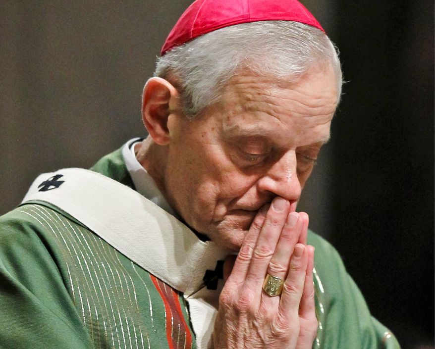 Cardinal Donald Wuerl resigned Friday amid criticism of his handling of sexual assault allegations against priests when he was bishop of Pittsburgh. (ASSOCIATED PRESS)