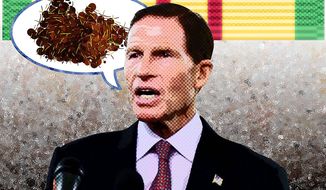 Blumenthal Veracity Illustration by Greg Groesch/The Washington Times