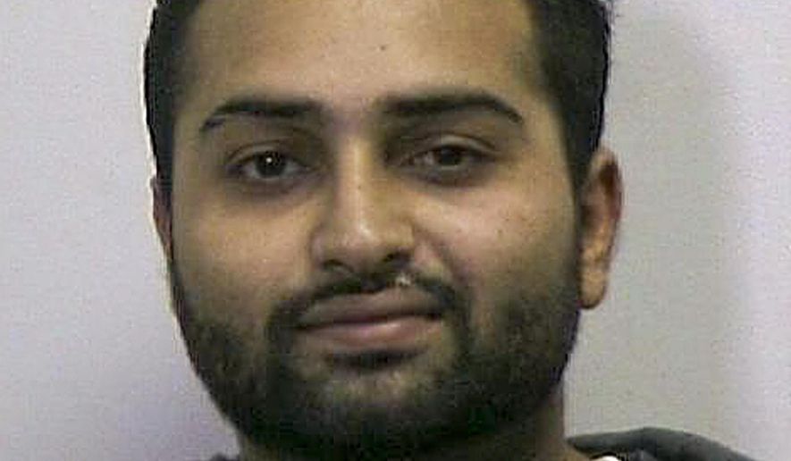 Harbir Parmar is seen in this photo provided by the FBI, Tuesday, Oct. 16, 2018 in New York. Parmar, an Uber driver, was charged in U.S. District Court with kidnapping. According to federal authorities, Parmar kidnapped a woman who fell asleep in his vehicle, groped her in the back seat and then left her on the side of a highway in Connecticut, federal authorities said Tuesday. (Photo Courtesy of the FBI, via AP)