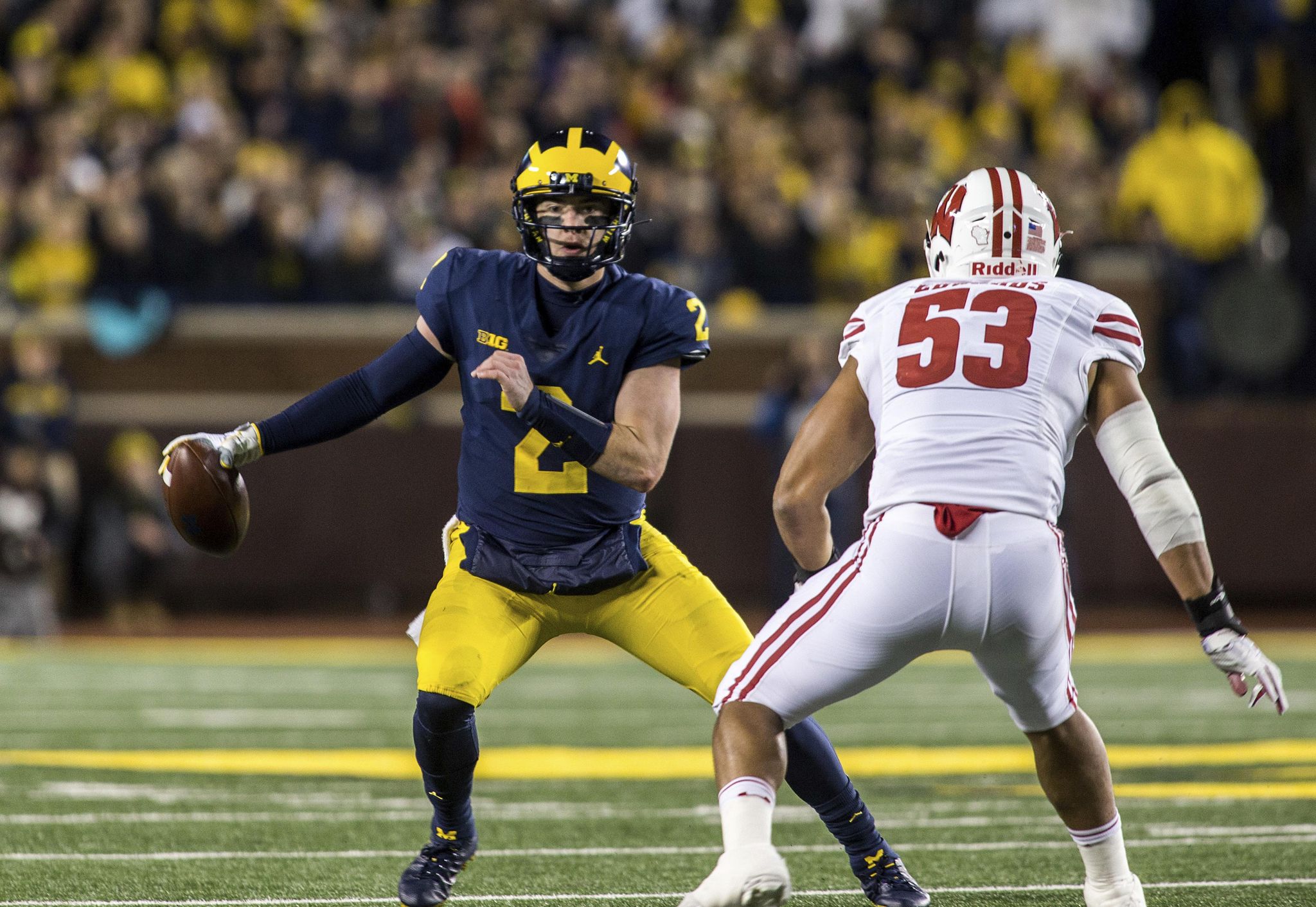 Mobile Shea Patterson learning on the run for No. 6 Michigan - Washington Times