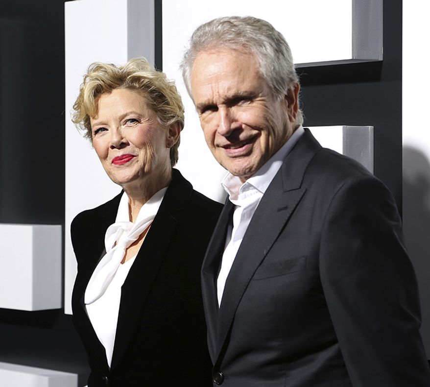 Warren Beatty, born 1937 and Annette Bening, born 1958, Age Difference: 19 years Annette Bening, left, and Warren Beatty arrive at the LA Premiere of "Life Itself" at the Hollywood Arclight on Thursday, Sept. 13, 2018, in Los Angeles. (Photo by Willy Sanjuan/Invision/AP)