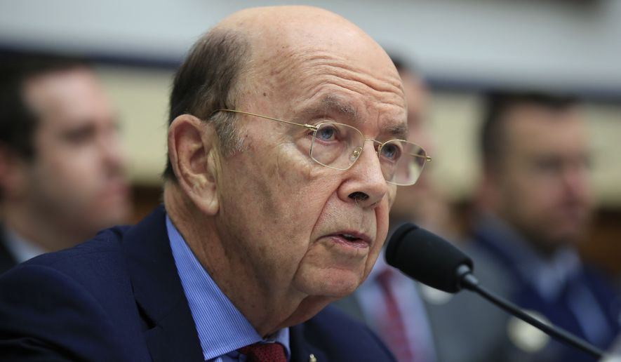 In this June 22, 2018, file photo, Commerce Secretary Wilbur Ross, testifies on Capitol Hill in Washington. Democratic lawmakers want Ross to clarify where a citizenship question on the 2020 census originated after newly released documents show he was seeking such a question early in Donald Trump’s presidency. (AP Photo/Manuel Balce Ceneta, File)
