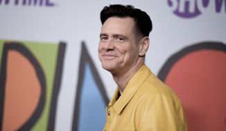 Jim Carrey attends the LA Premiere of &quot;Kidding &quot;at ArcLight Hollywood on Wednesday, Sept. 5, 2018, in Los Angeles. (Photo by Richard Shotwell/Invision/AP)