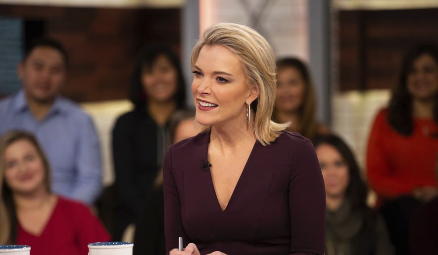 This Oct. 22, 2018, photo released by NBC shows Megyn Kelly on the set of her show &quot;Megyn Kelly Today,&quot; in New York. NBC announced on Friday, Oct. 26, that &quot;Megyn Kelly Today&quot; will not return. (Nathan Congleton/NBC via AP)