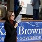 Oregon Gov. Kate Brown, a Democrat running for re-election, has been receiving campaign contributions since 2008 from the Cow Creek Tribe, which has a virtual monopoly on gambling on the heavily traveled Interstate 5 corridor and runs a North Bend casino. (Associated Press)