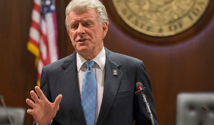 "Allowing the health care coverage gap to persist any longer is not an option," said Gov. C.L. "Butch" Otter. His constituents agree — 6 in 10 support Medicaid expansion. (Associated Press)