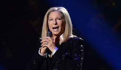 In this Oct. 11, 2012, file photo, singer Barbra Streisand performs at the Barclays Center in the Brooklyn borough of New York. (Photo by Evan Agostini/Invision/AP, File)