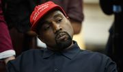 Rapper Kanye West listens to a question from a reporter during a meeting in the Oval Office of the White House with President Donald Trump, Thursday, Oct. 11, 2018, in Washington. (AP Photo/Evan Vucci)