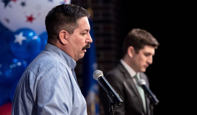 First District Congressional candidate Randy Bryce has fundraised $7.9 million in his campaign, according to the last report. (Associated Press)