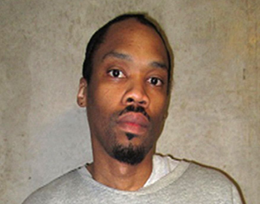 This Feb. 5, 2018, photo provided by the Oklahoma Department of Corrections shows Julius D. Jones. A DNA test funded by attorneys for Jones, an Oklahoma death row inmate who was featured on the ABC-TV documentary series "The Last Defense," found his DNA matches that found on key evidence. Jones was sentenced to die for the July 1999 slaying of Paul Howell. (Oklahoma Department of Corrections via AP)