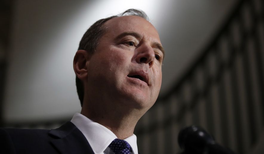 Rep. Adam B. Schiff, a California Democrat who has promised a wide investigation of President Trump as chairman of the House Permanent Select Committee on Intelligence, issued a memo last year on the FBI&#x27;s early-on investigation into Donald Trump&#x27;s campaign. (Associated Press/File)