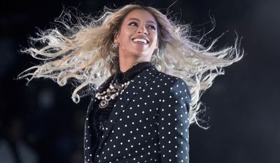 FILE - In this Nov. 4, 2016 file photo, Beyonce performs at a Get Out the Vote concert for Democratic presidential candidate Hillary Clinton in Cleveland. Beyonce Knowles-Carter is joining the cast of “The Lion King” to voice to role of Nala. The Walt Disney Studios revealed the main cast for its upcoming live-action and CG adaptation of its 1994 animated classic Wednesday and confirmed the months old rumor that the pop superstar would be lending her voice to the project. (AP Photo/Andrew Harnik, File)