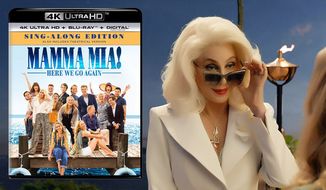Cher makes an appearance in &quot;Mamma Mia! Here We Go Again: Sing Along Edition,&quot; now available on 4K Ultra HD from Universal Studios Home Entertainment.
