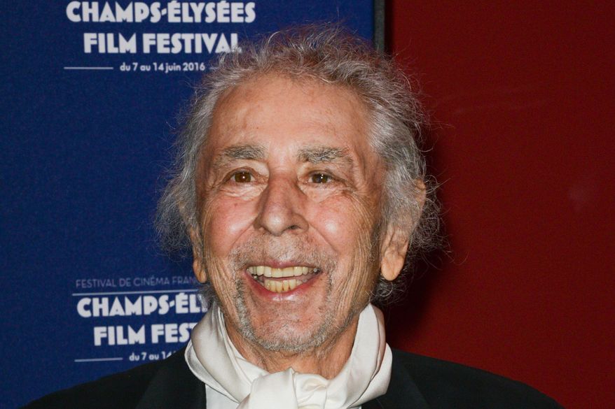 This photo dated June 8, 2016 shows French composer Francis Lai at the opening of the Champs Elysees Film Festival in Paris, France. France's Culture Ministry said Wednesday Nov. 7, 2018 French composer Francis Lai who won an Oscar for his iconic movie score in "Love Story," has died. He was 86. (AP Photo)