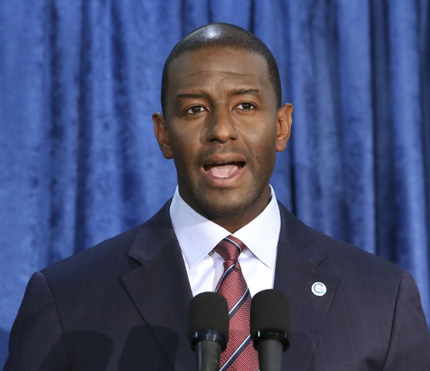Following the announcement of a recount, Andrew Gillum withdrew his concession in the Florida governor's race. (Associated Press)