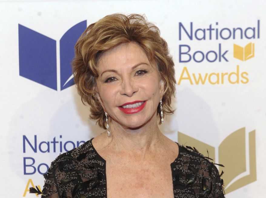 Isabel Allende attends the 69th National Book Awards Ceremony and Benefit Dinner at Cipriani Wall Street on Wednesday, Nov. 14, 2018, in New York. (Photo by Brad Barket/Invision/AP)