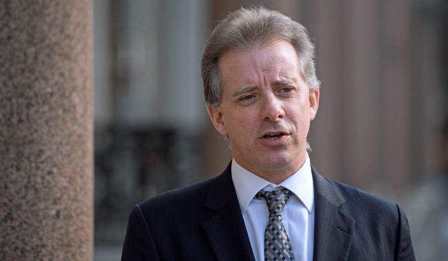 Dossier author Christopher Steele acknowledged he was desperate to stop the Trump campaign and prompt the FBI to ratchet up its investigation. (Associated Press/File) **FILE**