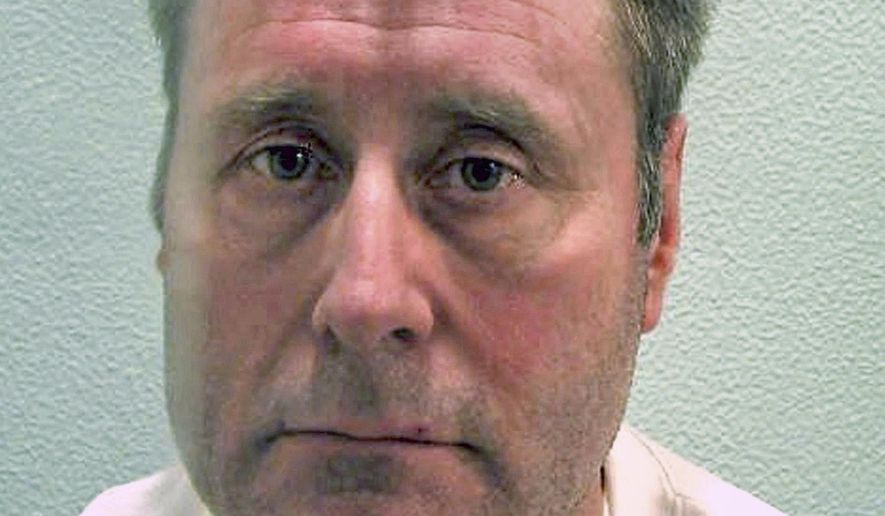 Undated photo issued by the London Metropolitan Police, showing John Worboys, rapist who assaulted women he picked up in his taxi who was convicted in 2009. A U.K. Parole Board panel ruled Monday Nov. 19, 2018, that serial rapist who is believed to have attacked more than 100 women, Worboys must stay in prison, ruling that he is not suitable for release. (Metropolitan Police FILE via AP)