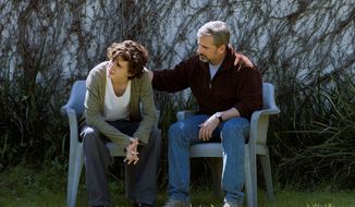 This image released by Amazon Studios shows Timoth&amp;#233;e Chalamet, left, and Steve Carell in a scene from &quot;Beautiful Boy.&quot; (Francois Duhamel/Amazon Studios via AP)