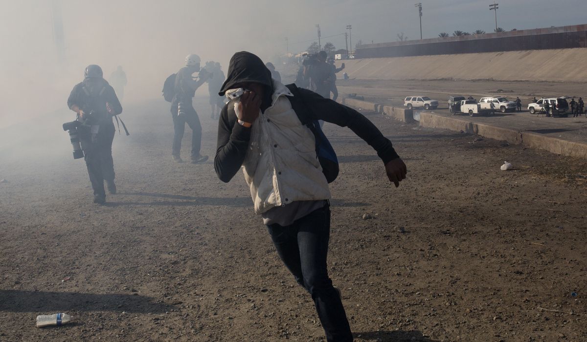 Obama administration used tear gas at border once a month