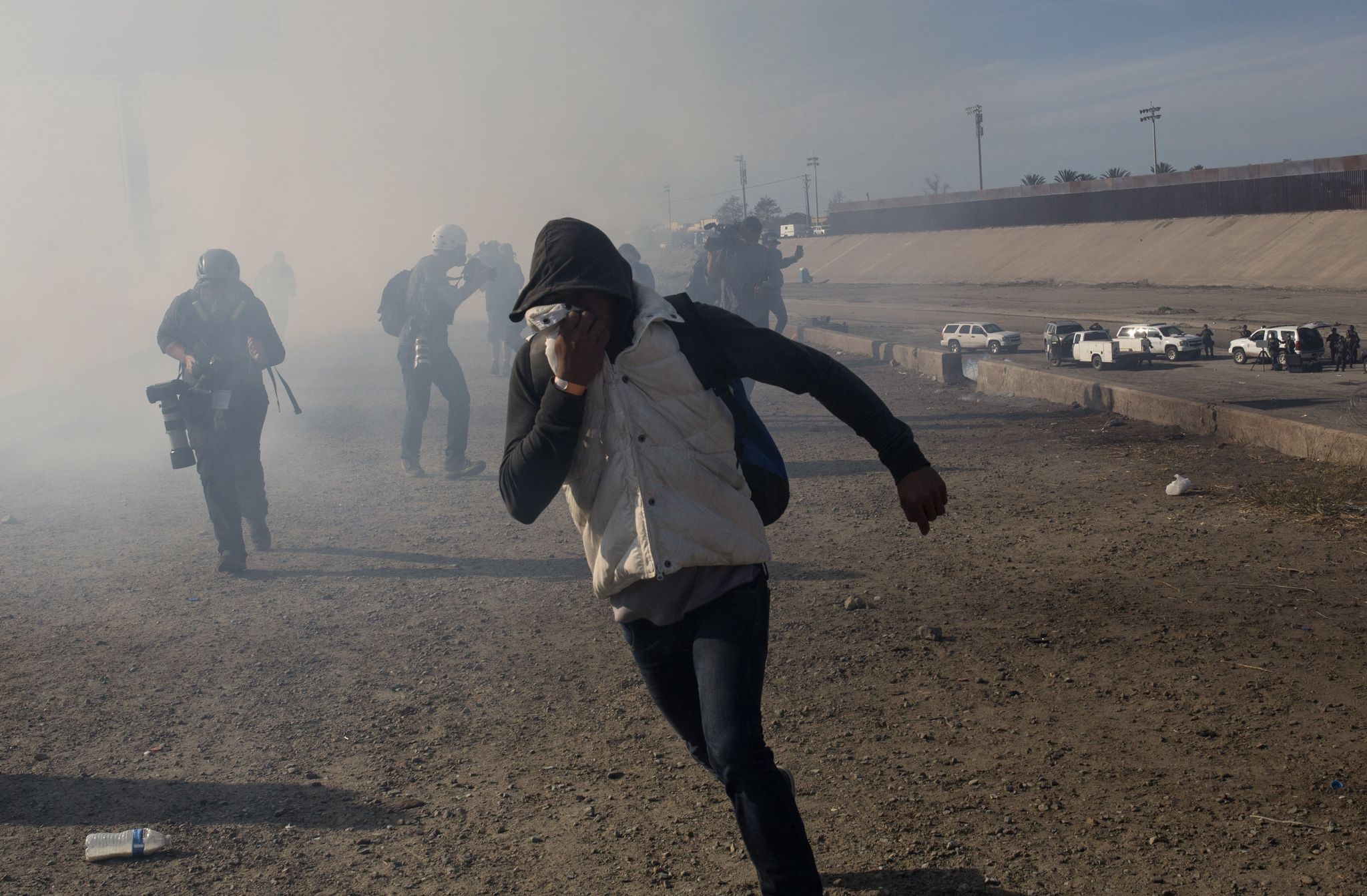 Tear gas used once a month at border under Obama