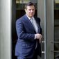In this Feb. 14, 2018, file photo, Paul Manafort, President Donald Trump&#39;s former campaign chairman, leaves the federal courthouse in Washington. (AP Photo/Pablo Martinez Monsivais, File)