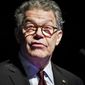 In this Dec. 28, 2017, file photo, outgoing U.S. Sen. Al Franken speaks about his accomplishments and thanks his team in Minneapolis, as his eight years in the Senate are set to come to an end. (Glen Stubbe/Star Tribune via AP, File)