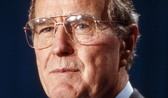 A March 1992 photo of U.S. President George Bush. (AP Photo)
