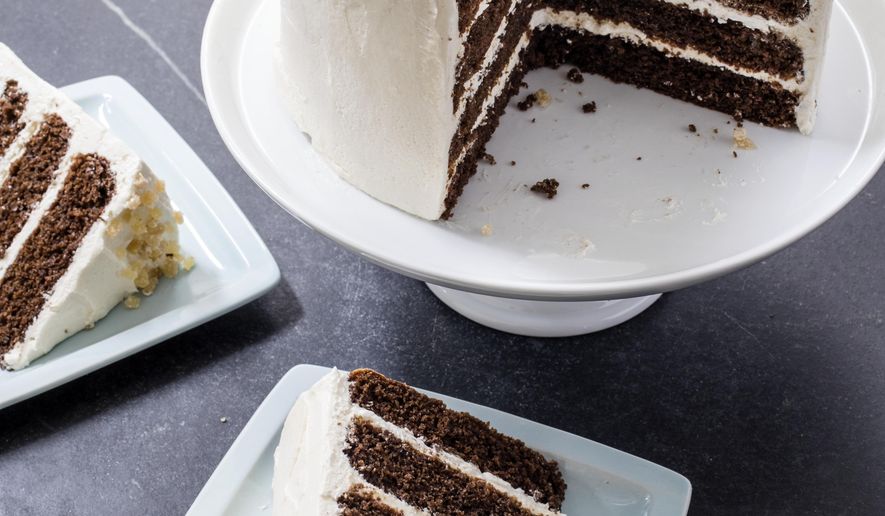 This undated photo provided by America's Test Kitchen in November 2018 shows Gingerbread Layer Cake in Brookline, Mass. (Carl Tremblay/America's Test Kitchen via AP)