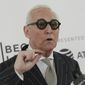 Political consultant Roger Stone attends a screening of &quot;Get Me Roger Stone&quot; at the SVA Theatre during the 2017 Tribeca Film Festival on Sunday, April 23, 2017, in New York. (Photo by Brent N. Clarke/Invision/AP) ** FILE **