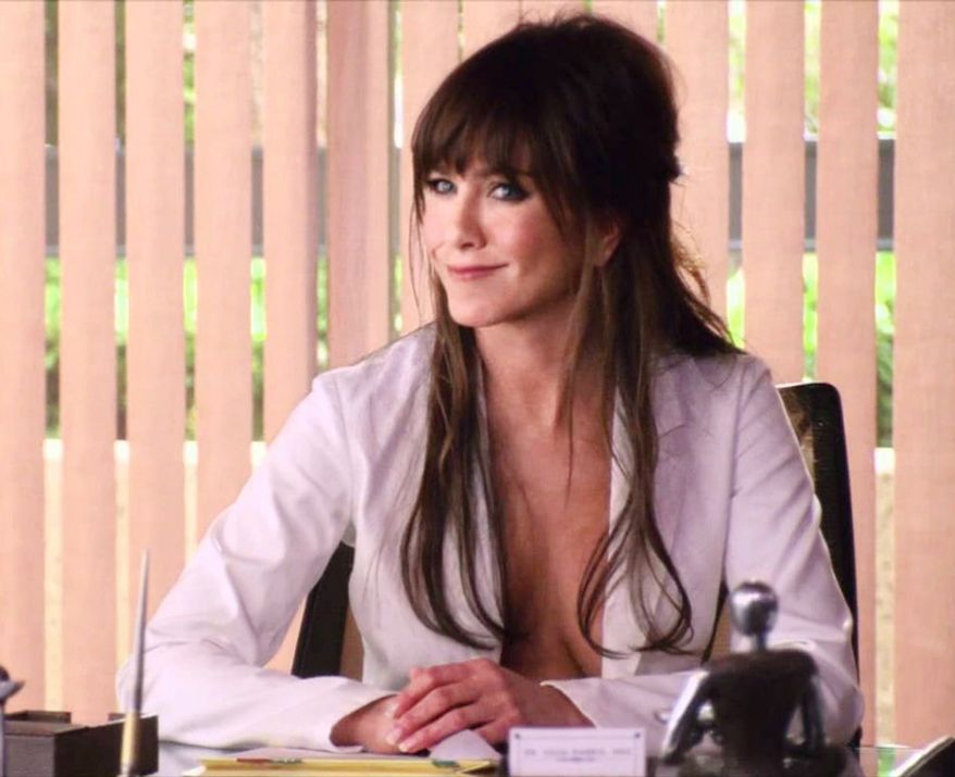 19. Jennifer Aniston as Dr. Julia Harris
Horrible Bosses (2011)
Word count: 856, $7,715 per word