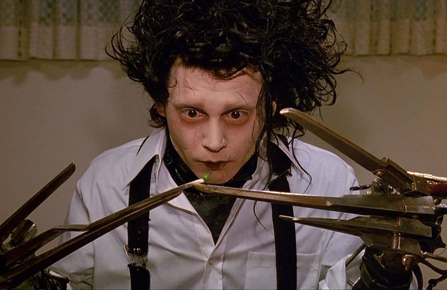 10. Johnny Depp as Edward Scissorhands
Edward Scissorhands (1990)
Word count: 185, $14,889 per word