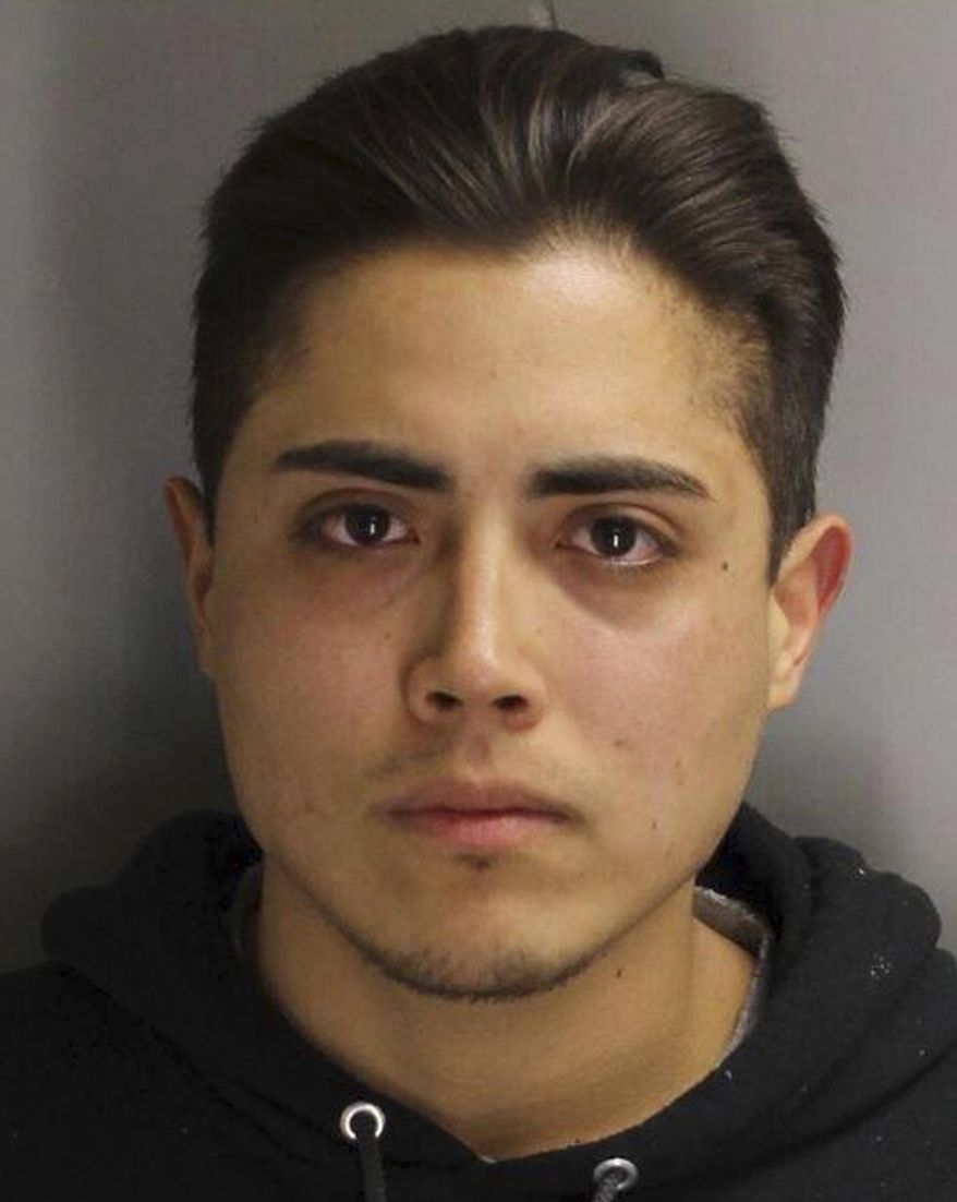 This undated photo released by the Tulare County Sheriff's Office shows Modesto Ramos. Authorities say Ramos, accused of using an assault rifle to shoot and kill a dog that peed on his yard and car, was arrested and faces animal cruelty charges. (Tulare County Sheriff's Office via AP)