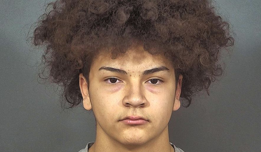 This undated photo provided by the St. Joseph County Jail in South Bend, Ind., shows Aaron Trejo. Trejo, an Indiana high school football player told investigators that he killed a 17-year-old schoolmate because he was angry that she waited so long to tell him she was pregnant with his child, that it was too late to get an abortion, authorities said Monday, Dec. 10, 2018. Trejo, 16, was charged as an adult with murder in the Sunday killing of Breana Rouhselang and the fetus. He was arrested Sunday, and scheduled to be arraigned Tuesday. (St. Joseph County Jail via AP)