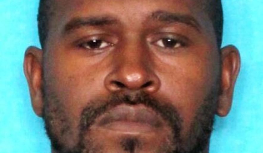 This undated photo provided by the Jefferson Parish Sheriff’s Office shows Tyronne Louis. Authorities in Louisiana are hunting for Louis, suspected of shooting and wounding a sheriff’s deputy who was responding to a disturbance at a hotel on Sunday night, Dec. 9, 2018. (Jefferson Parish Sheriff’s Officevia AP)