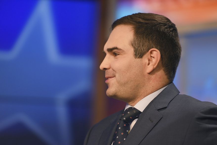 FILE - in this Oct. 23, 2018 file photo, Democratic Gubernatorial candidate South Dakota Sen. Billie Sutton appears at a debate in Sioux Falls, S.D. In the weeks since Sutton came closer to the governor's office than any Democrat in decades, his campaign has been unusually active for an unsuccessful candidate, sending out fundraising pleas hinting that there's more to come from the departing state senator and former professional rodeo cowboy. (Briana Sanchez/The Argus Leader via AP File)