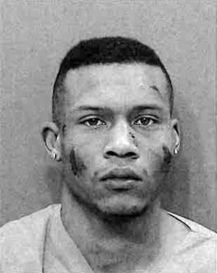 This undated photo released by the Hamilton County Sheriff's Office shows Charles Toney. An attorney for the 25-year old says hospital records prove he suffered a collapsed lung and fractured ribs, nose and finger during his arrest on an outstanding warrant on Dec. 3, 2018. But the Hamilton County Sheriff’s Office said in a news release Thursday, Dec. 13, 2018 that medical staff who checked Toney after his arrest found none of those injuries. (Hamilton County Sheriff's Office via AP)