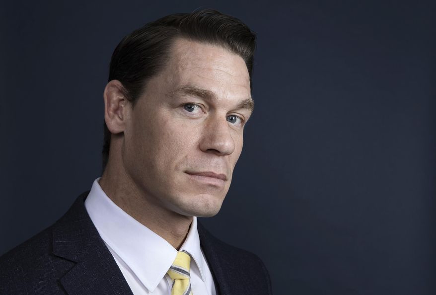 This Dec. 9, 2018, file photo shows WWE star-turned-actor John Cena posing for a portrait at the Four Seasons Hotel to promote his film "Bumblebee" in Los Angeles. (Photo by Rebecca Cabage/Invision/AP) ** FILE **