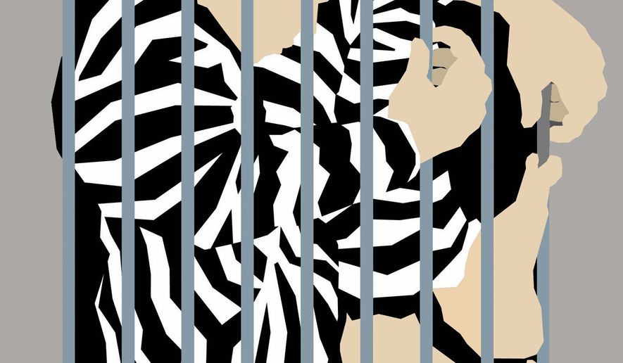 Illustration on prison reform by Nancy Ohanian/Tribune Content Agency