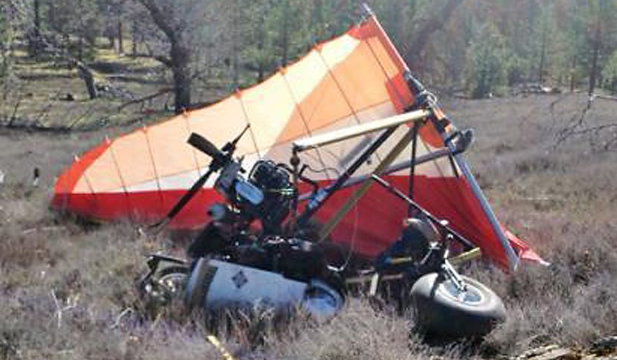 Experts said they had seen ultralights, small aircraft powered by lawn mower-sized engines, used to drop loads of drugs in the U.S., But they were surprised to see them being used to ferry illegal immigrants. (ICE photograph)