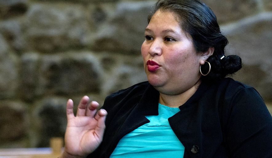 &quot;The reason why I took sanctuary is I love my children. I did not want to leave; I wanted to fight here,&quot;  Rosa Gutierrez Lopez of El Salvador said during a December 17 welcoming ceremony at the Cedar Lane Unitarian Universalist Church in Bethesda, Maryland. (Associated Press)