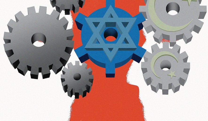 Illustration on the global left&#39;s hostility to Israel by Linas Garsys/The Washington Times