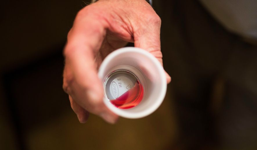 Methadone is the oldest and most effective of approved medications used to treat opioid addiction and one of the most stigmatized. It is dispensed in government-licensed centers. (Associated Press/File)