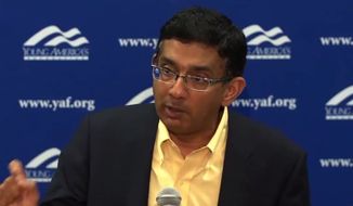 An event at the University of Florida that featured conservative pundit Dinesh D&#39;Souza preceded a policy change for student organizations. Young America&#39;s Foundation has filed a federal lawsuit against the university on 1st and 14th Amendment grounds. (Image: Twitter, YAF)